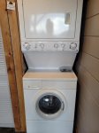 Washer and dryer on bottom level